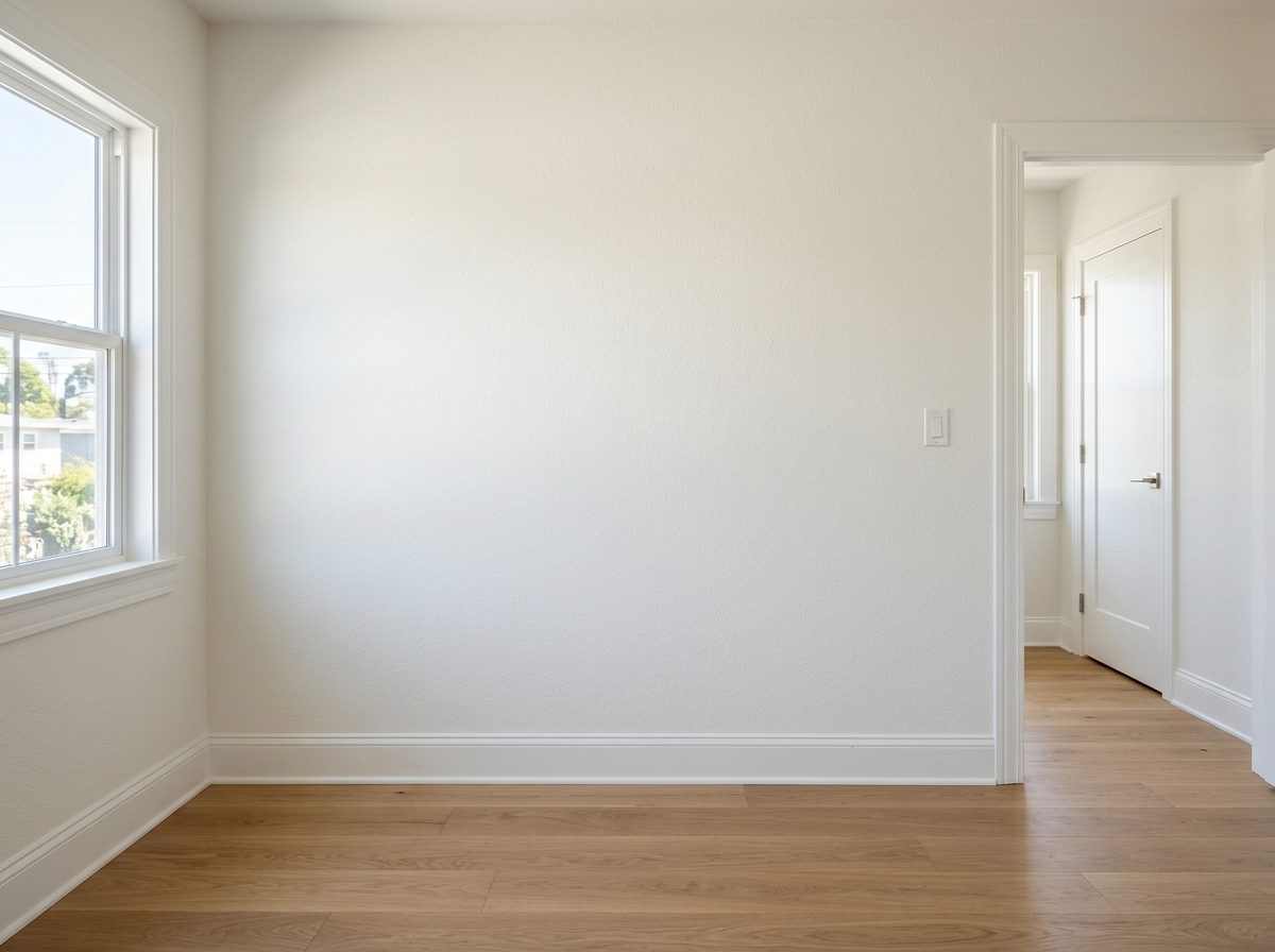 Fully restored room wall